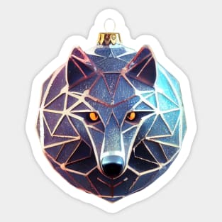 Wolf School - Wolf Christmas Ornament - Fantasy - Witcher Sticker